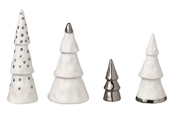 Choinki 4 szt. Little Winter Forest srebrne RAEDER