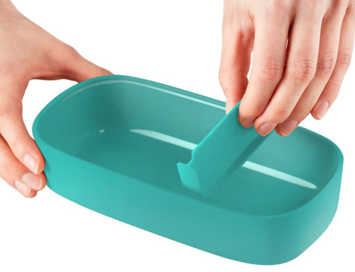 LunchBox To Go 500 ml turkusowy LEKUE