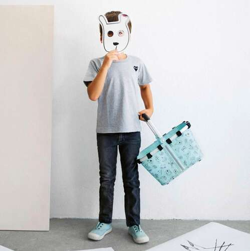 Koszyk carrybag xs kids cats and dogs mint REISENTHEL