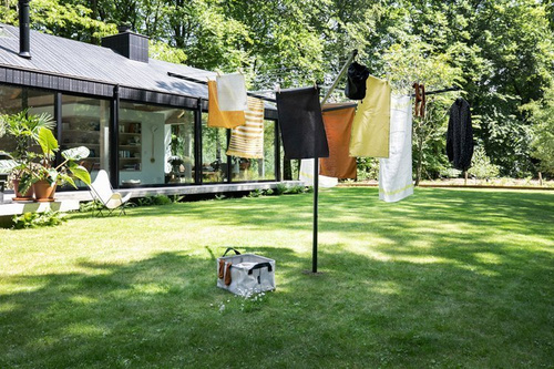 Suszarka ogrodowa Lift-O-Matic 50m (mocowanie do gruntu) Antracyt BRABANTIA