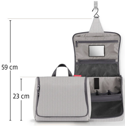 Kosmetyczka toiletbag XL twist coffee REISENTHEL