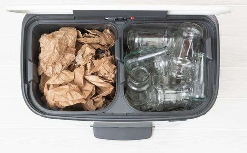 Kosz Bo Pedal Bin 2x30 l biały BRABANTIA 