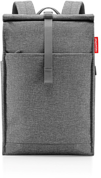 Plecak urban rolltop twist silver REISENTHEL