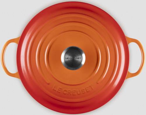 Garnek żeliwny 26 cm La Marmite płomienny LE CREUSET