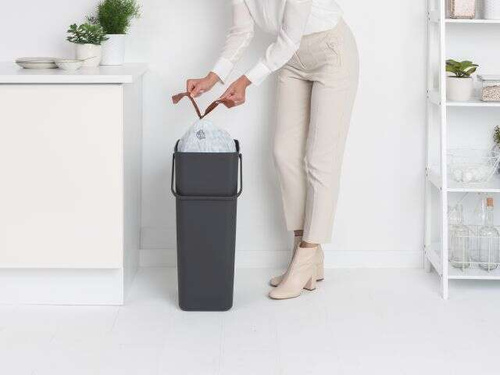 Kosz 40 l Sort&Go Dark Grey BRABANTIA