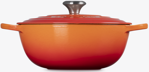 Garnek żeliwny 26 cm La Marmite płomienny LE CREUSET
