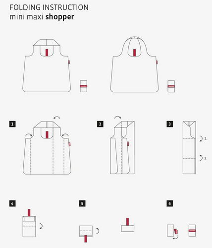 Siatka mini maxi shopper leo nero REISENTHEL 