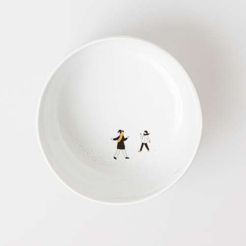 Miseczka 15 cm Snowy Day Bitwa na śnieżki RAEDER