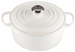 Brytfanna żeliwna okrągła 22 cm biała LE CREUSET
