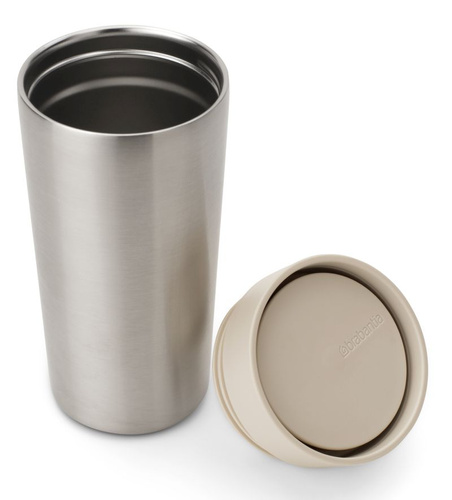 Kubek termiczny 360 ml Make & Take Soft Beige BRABANTIA