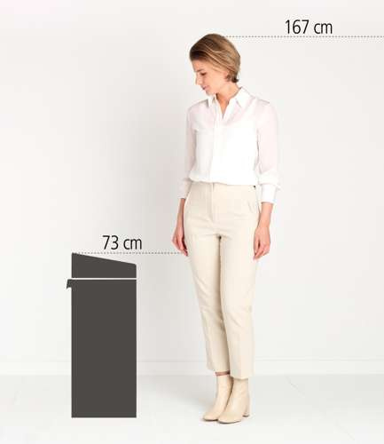 Kosz Touch Bin New 40l Soft Beige BRABANTIA