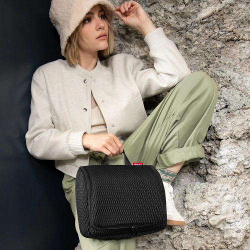 Kosmetyczka toiletbag XL mesh black REISENTHEL