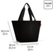 Torba shopper M leo nero REISENTHEL