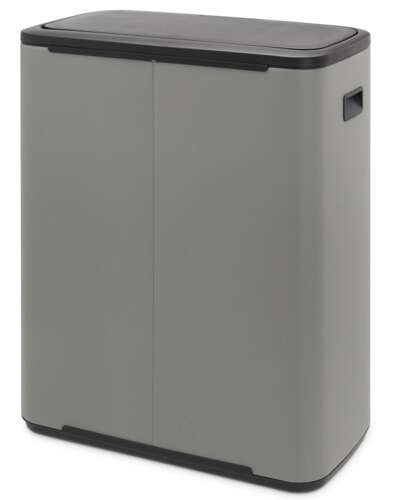Kosz Bo Touch Bin 60l szary betonowy powłoka mineralna BRABANTIA