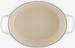 Brytfanna żeliwna owalna 31cm meringue LE CREUSET