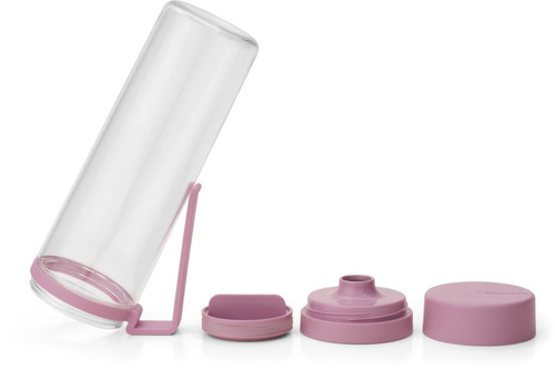 Butelka na wodę 500 ml z sitkiem Make&Take Lilac Pink BRABANTIA