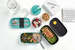LunchBox To Go 2x500 ml + sztućce czarny edycja limitowana LEKUE