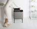 Kosz 11+23 l BO Touch Bin Mineral Concrete Grey BRABANTIA