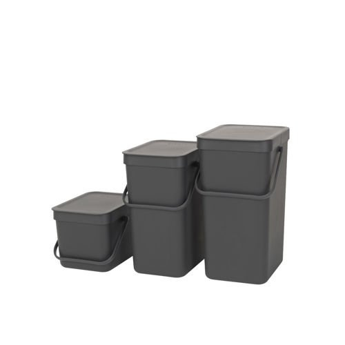 Kosz Sort & Go 12l Dark Grey BRABANTIA