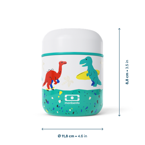 Termos obiadowy 280ml Capsule blue Dino s MONBENTO