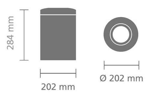 Kosz samogaszący 7l stal matowa BRABANTIA