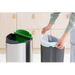 Kosz Touch Bin do segregacji 23l + 10l stal matowa FPP BRABANTIA