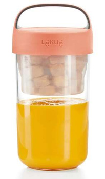 Pojemnik Jar To Go 600 ml coral LEKUE