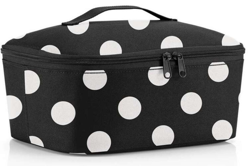 Torba coolerbag M pocket dots white REISENTHEL