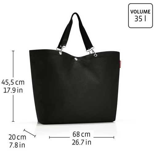 Torba shopper XL leo nero REISENTHEL