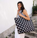 Torba shopper XL dots white REISENTHEL