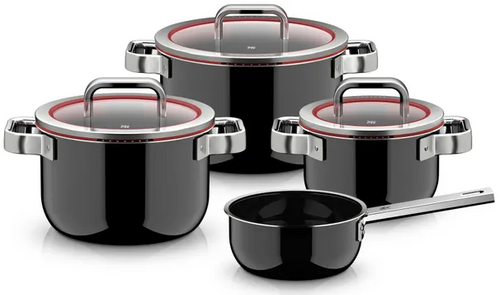 Zestaw 4 naczyń Fusiontec Function Pro black WMF