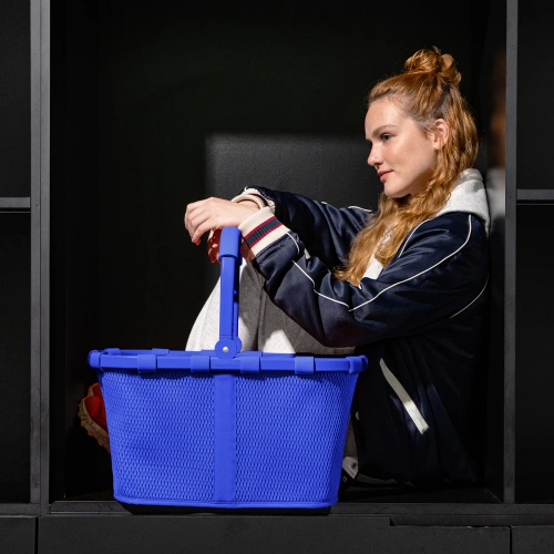 Koszyk carrybag mesh royal blue REISENTHEL