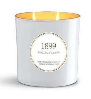 Świeca XL Tobacco & Amber 600g CERERIA MOLLA