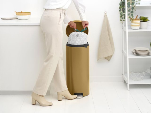 Kosz pedałowy 30l NewIcon Warm Gold BRABANTIA 
