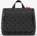 Kosmetyczka toiletbag XL glossy dots black REISENTHEL
