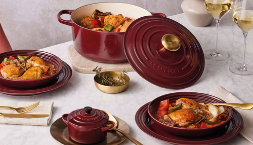 Brytfanna żeliwna okrągła 20 cm garnet LE CREUSET