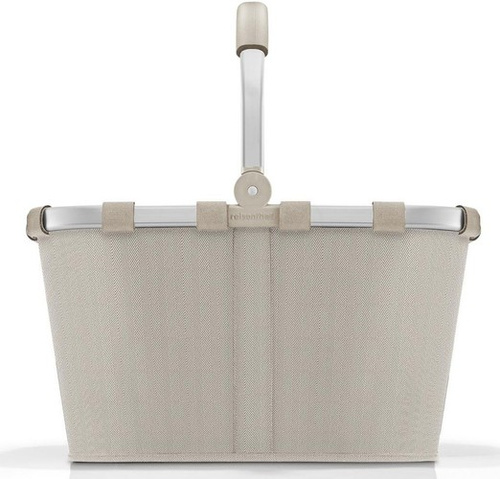 Koszyk carrybag herringbone sand REISENTHEL