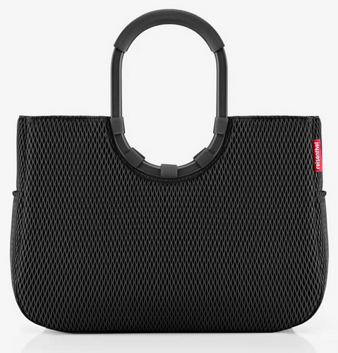 Torba na zakupy loopshopper L mesh black REISENTHEL