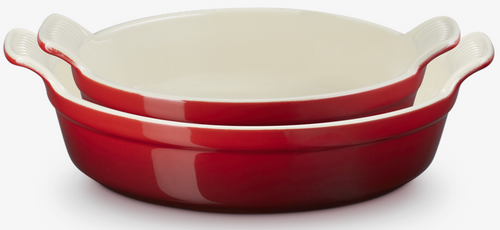 Zestaw 2 Okrągłych Form do Pieczenia 20/24cm Wiśniowy LE CREUSET