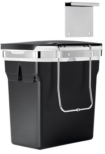 Szafkowy kosz na śmieci 10l in-cabinet bin czarny SIMPLEHUMAN