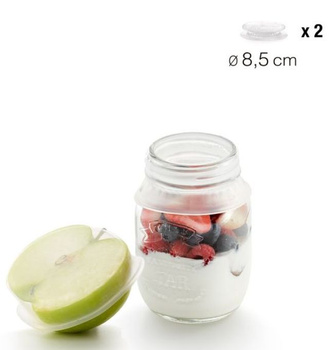 Silikonowe pokrywki 8,5 cm (2 sztuki) LEKUE