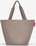 Torba shopper M herringbone mokka REISENTHEL
