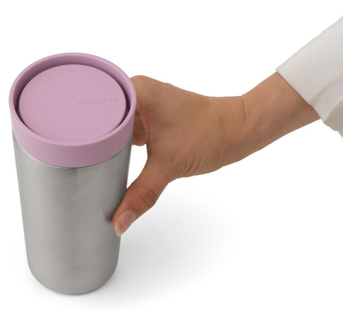Kubek termiczny 360 ml Make & Take Lilac Pink BRABANTIA