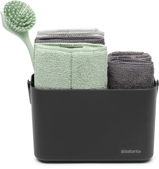 Zestaw do organizacji zlewu SinkSide Dark Grey BRABANTIA