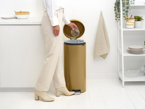 Kosz pedałowy 30l NewIcon Warm Gold BRABANTIA 