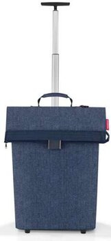 Wózek trolley M herringbone dark blue REISENTHEL