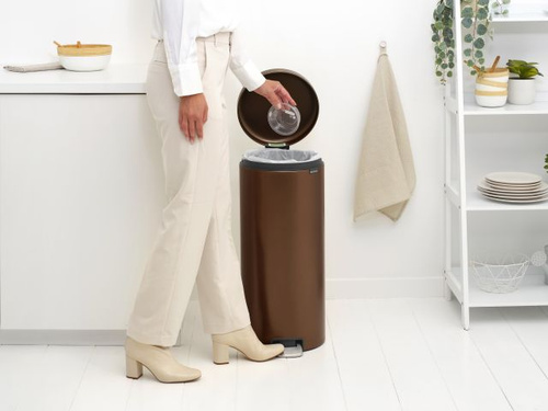 Kosz pedałowy 30l NewIcon Warm Bronze BRABANTIA 