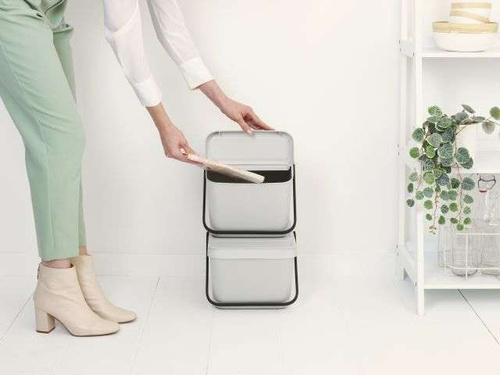 Kosz 20l Stackable Sort & Go Light Grey BRABANTIA