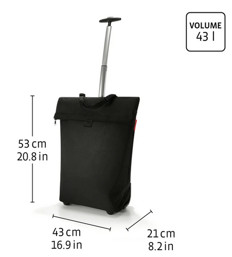 Wózek trolley M herringbone grey REISENTHEL