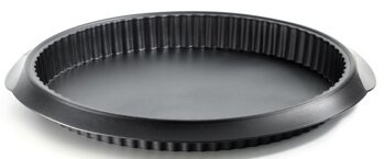 Silikonowa forma na tartę 28 cm czarna LEKUE